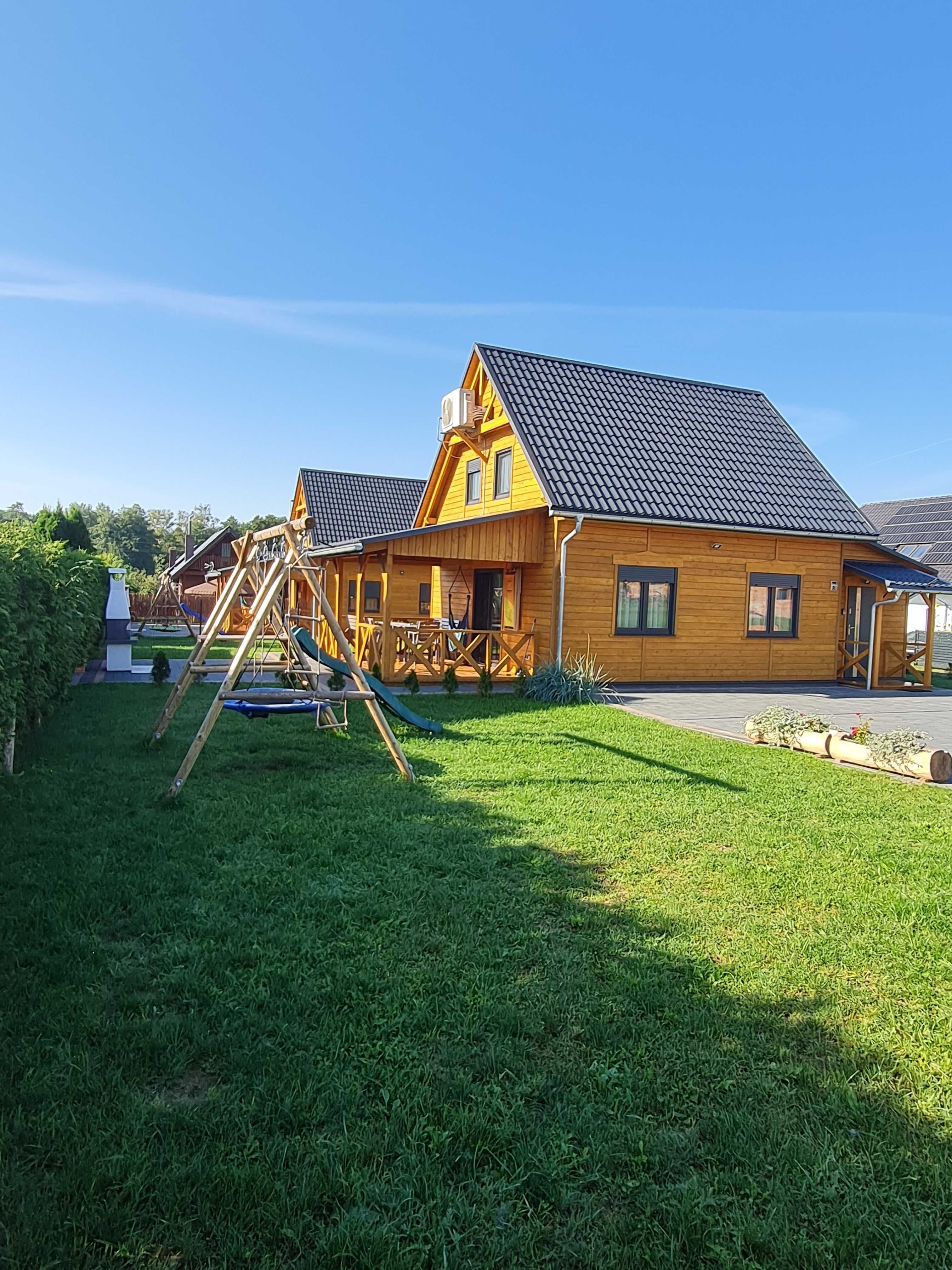 Domki 10 os - SAUNA, BASEN-Słoneczny Zakątek Lubrza Świebodzin