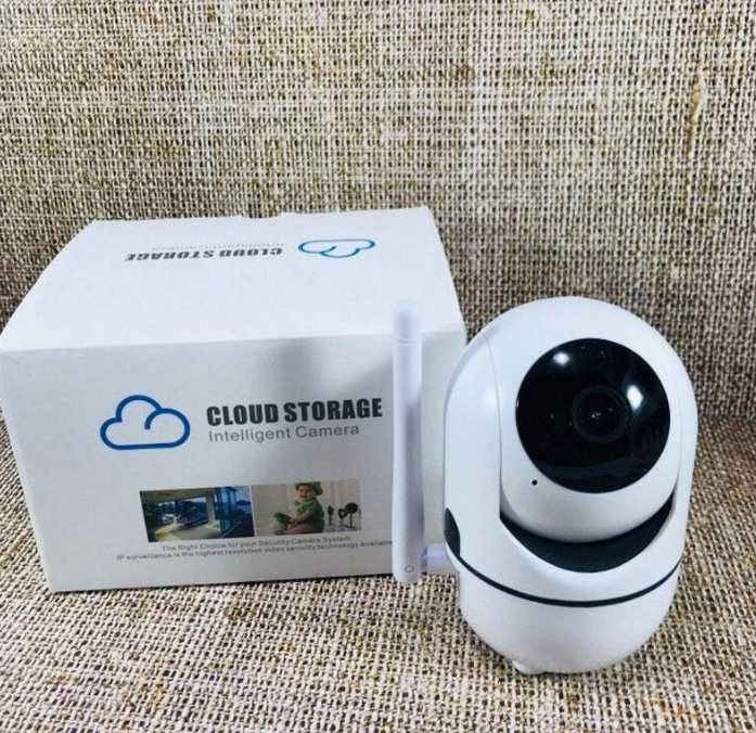 Маленькая камера видеонаблюдения поворотная  для офиса, для дома 2мп