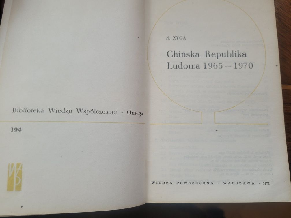 St.Zyga Chińska Republika Ludowa 1965/1970 WP 1971