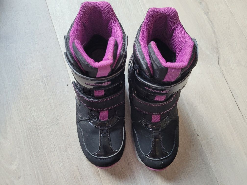 Buty śniegowce Geox dla dziewczynki kozaki trzewiki 30 19,5cm