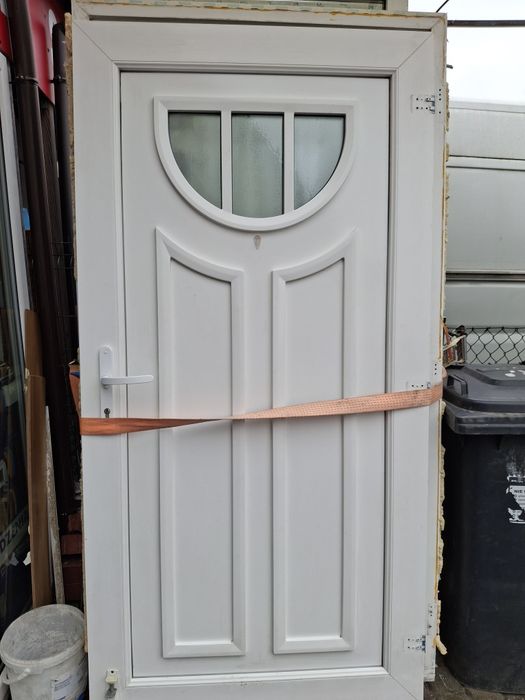 Drzwi zew biale pcv wym. 1085 x 2100