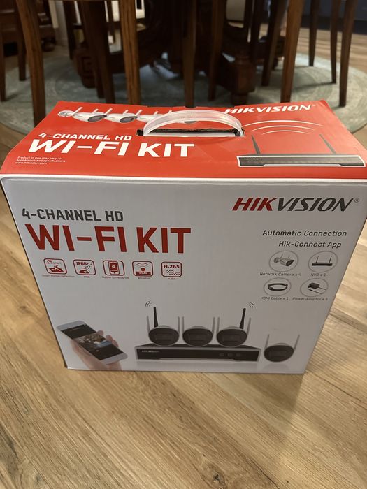 Bezprzewodowe kamery, 4 Mpx,monitoring, Hikvision, wifi, podczerwien,