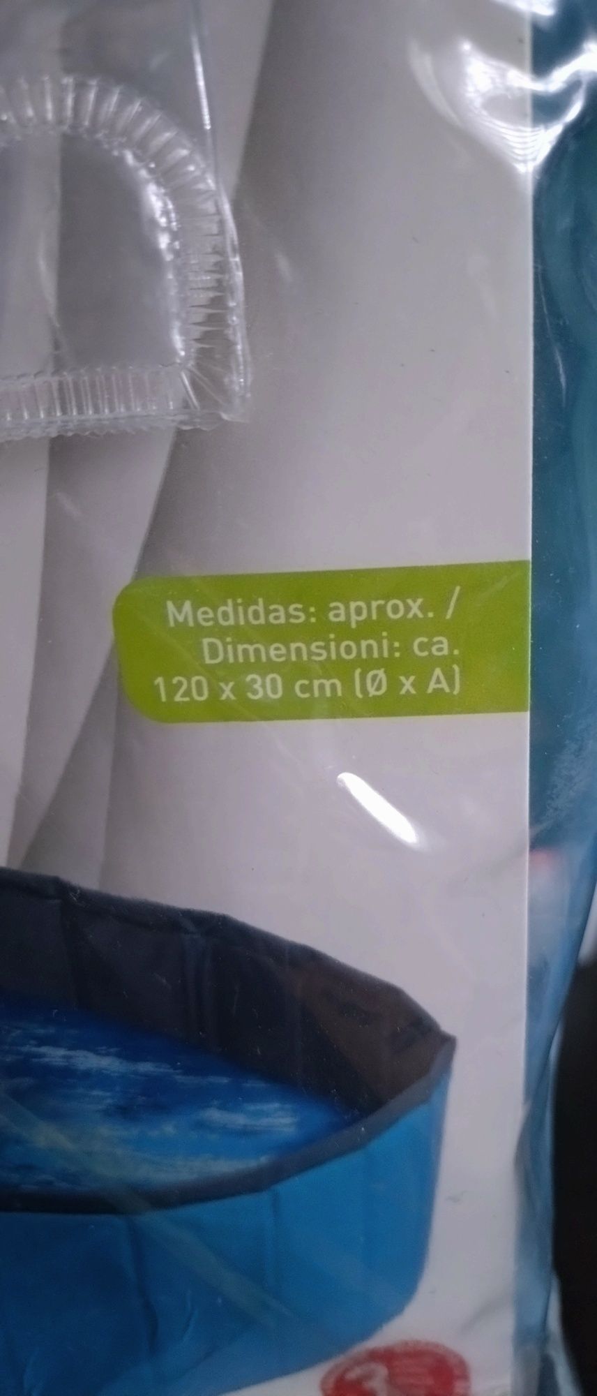 Nowy duży basen zoofari składany dla psa 120x30 do ogrodu zabawa pupil