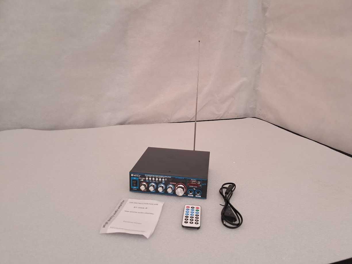 Wzmacniacz stereo Bluetooth Cyfrowy  BT - 309 A-B  LCD z pilotem
