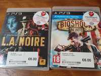 Jogos PS3 - LA Noire e Bioschock Infinite