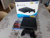 Playstation 4 Slim 500 GB + jogo (como nova)