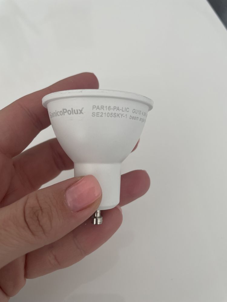 15szt Halogeny zarowki do halogenow ledowe Sanico Polux GU10 neutralna
