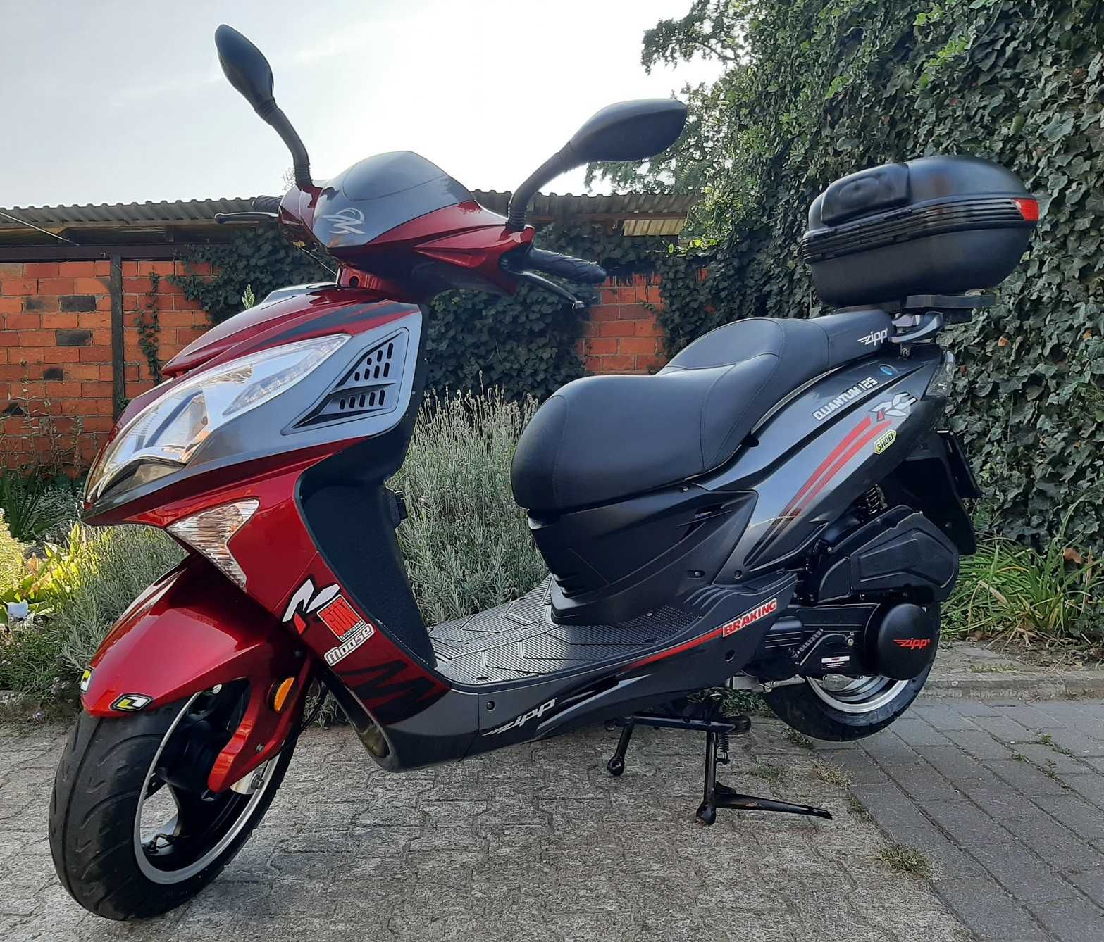Mega zadbany maxi skuter Zipp Quantum RC 125ccm 2019r 2wł 5662km kufer