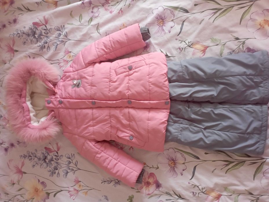 Зимовий комбінезон для дівчинки