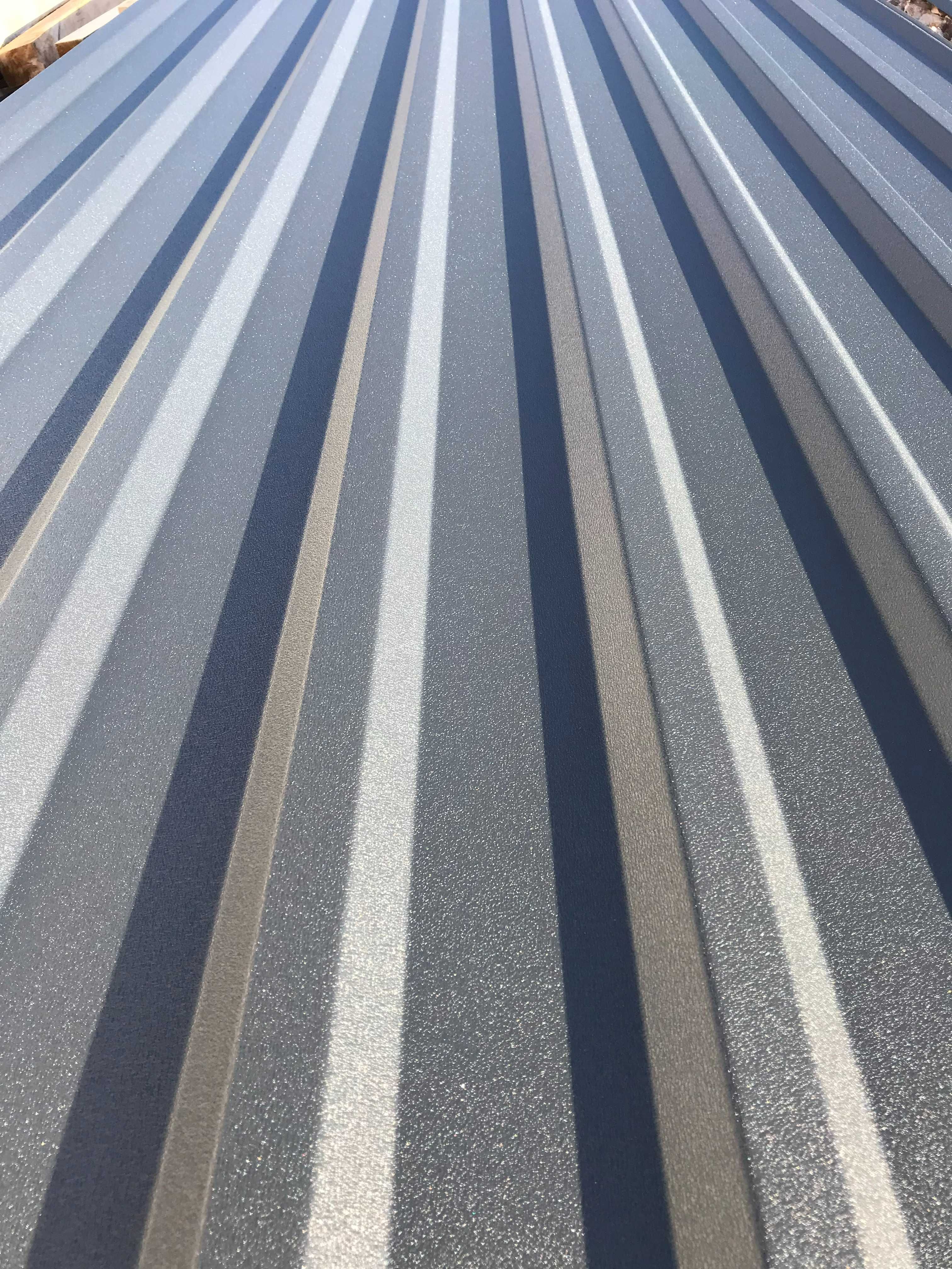 Promocja ! Blacha trapezowa na dach 7016 mat grafit mat