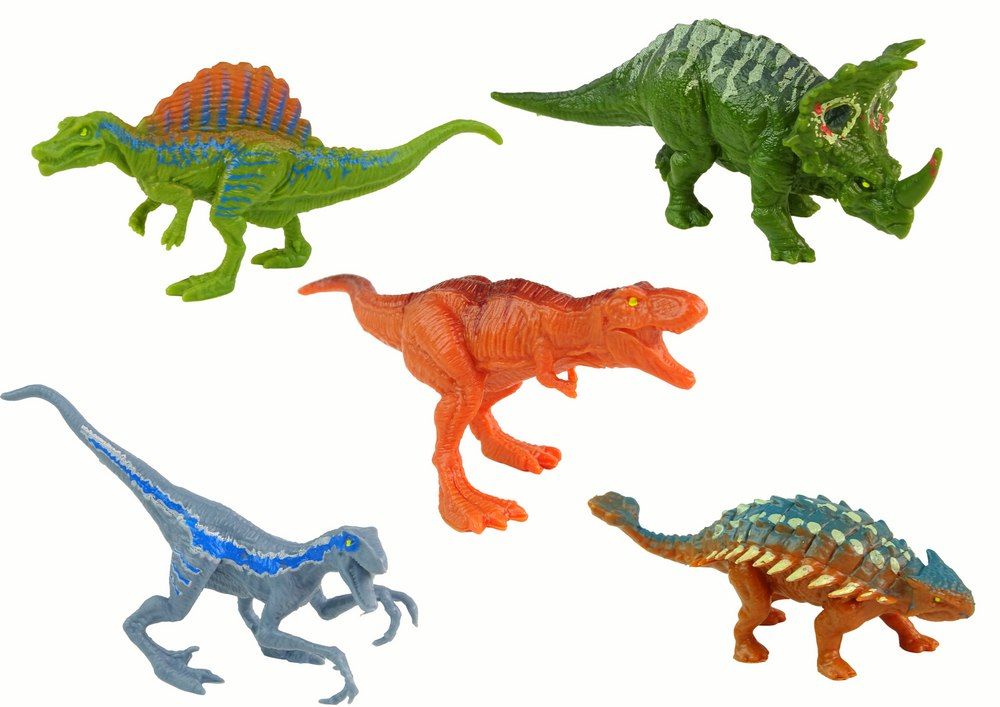 Zestaw Figurki Dinozaury 8 sztuk Kolorowe