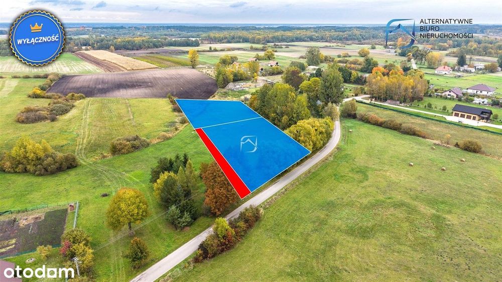 Wyjątkowa działka w pięknym otoczeniu - Zastawie