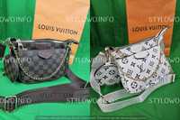 Torebka damska Louis Vuitton torba 3in1 nowość monogram kratka