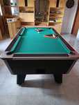 Mesa de snooker com Moedeiro em  bom estado.