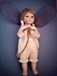 Magnífica boneca de porcelana pintada, Marcada Alberon