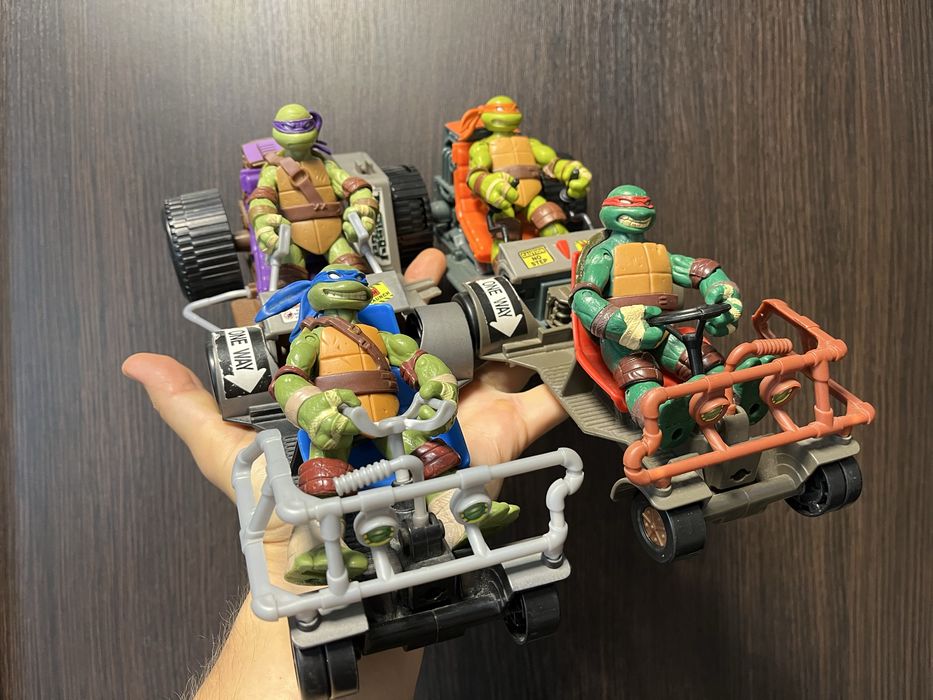 Черепашки ниндзя на транспорте оригинал