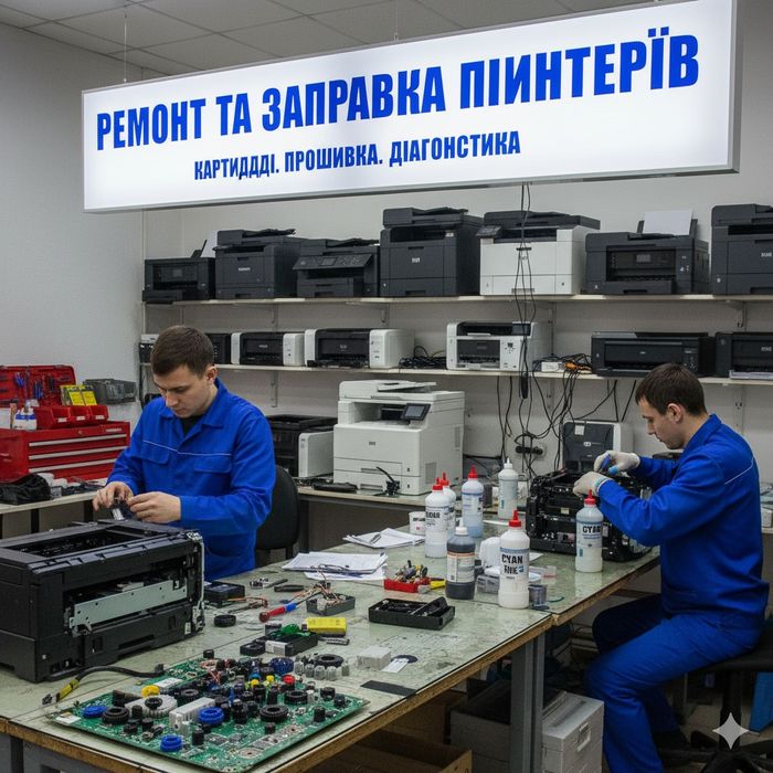 Ремонт та Заправка Принтерів, Катриджів.