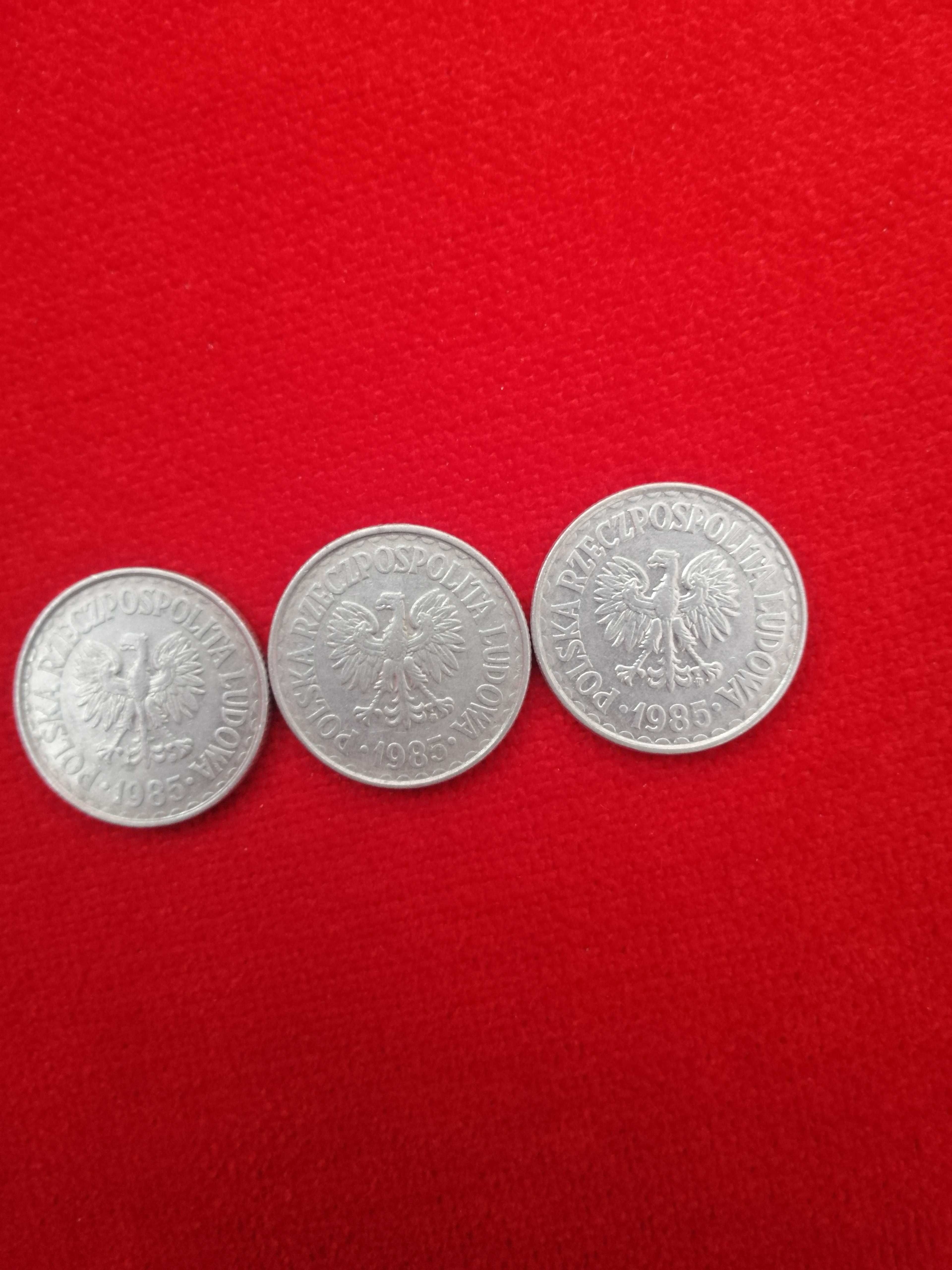 Monety PRL 3 złotówki z 1985 roku