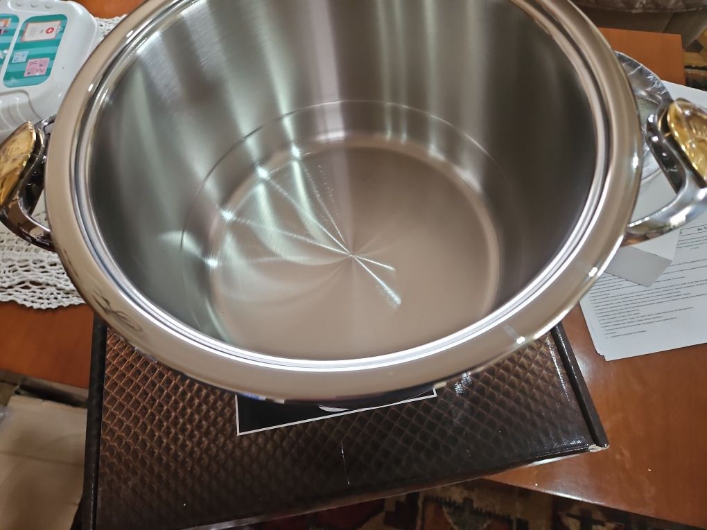 Nowe naczynie 4,2l, 20cm z pokrywką Z-line Zepter-indukcja