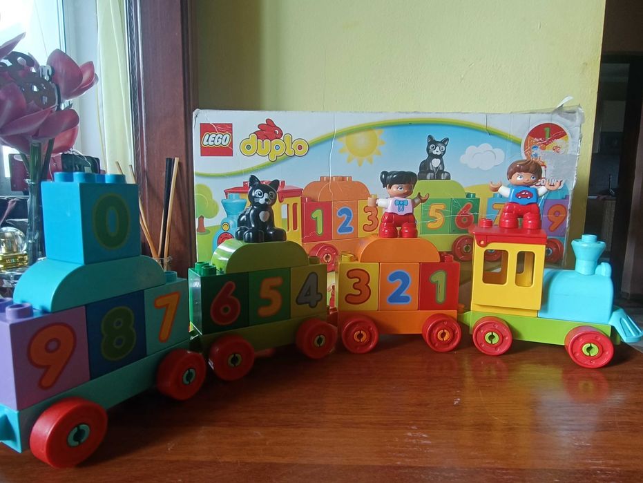 Lego Duplo Потяг Рахуй та грай поїзд лічба паровоз цифри поезд