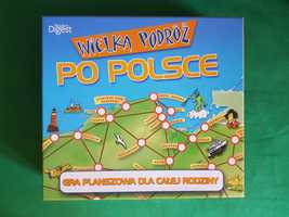 Wielka podróż po Polsce × Gra planszowa dla rodziny ×pomysł na prezent