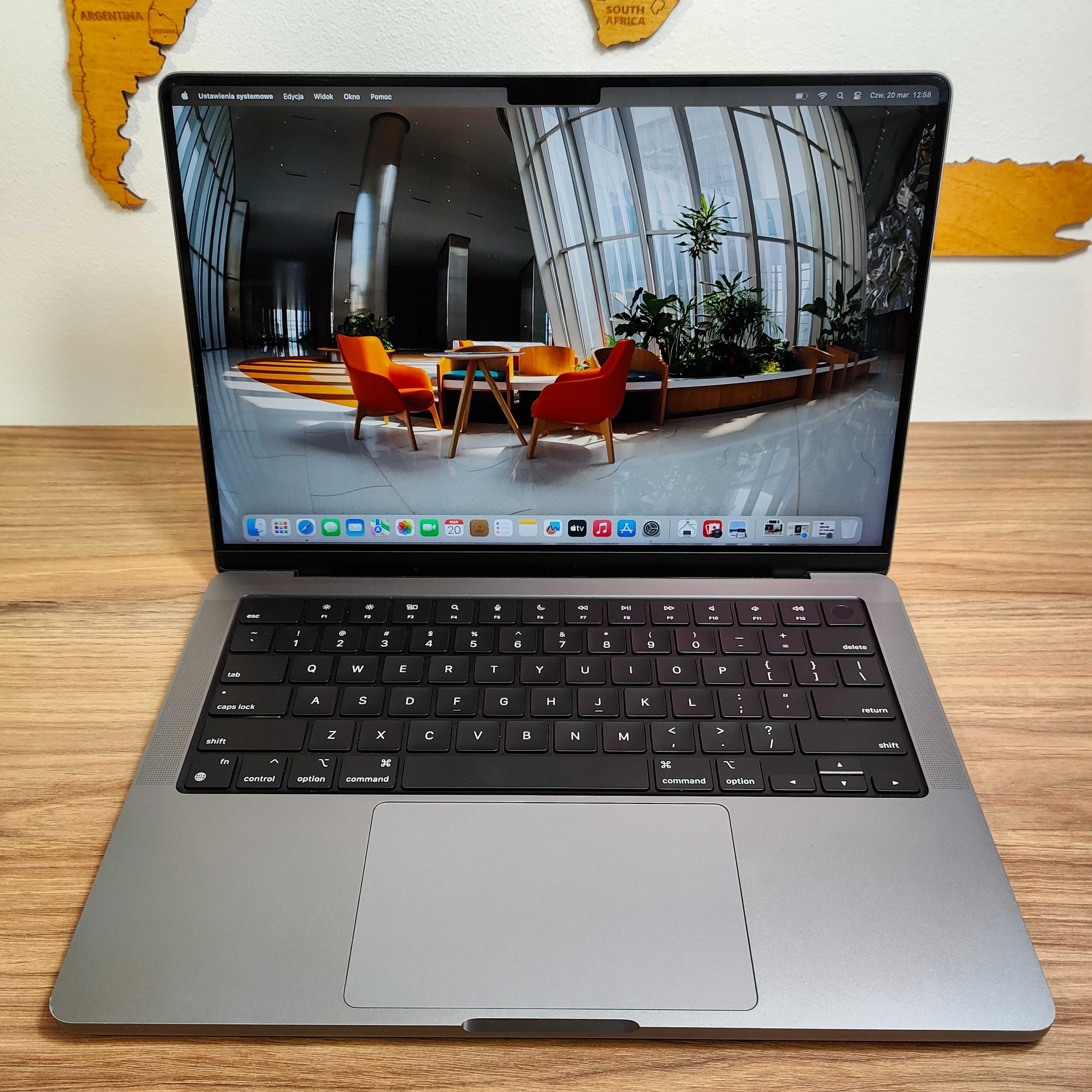 Apple MacBook Pro 14 A2442 M1 Pro 16GB/ 512GB SSD 2021 Gwar Kl. A