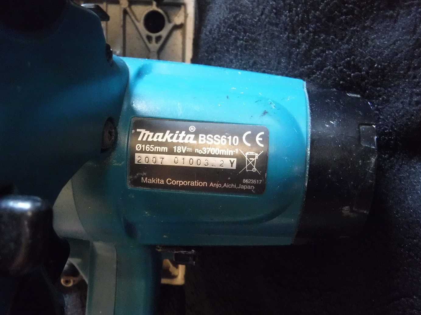 Akum. ręczna pilarka tarczowa Makita  LXT DSS610