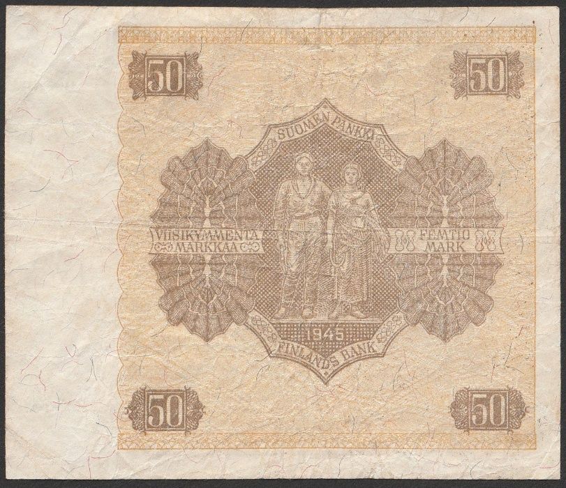 Finlandia 50 markkaa ( marek ) 1945