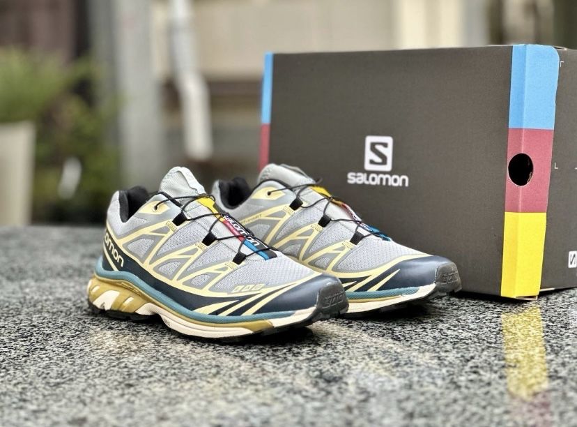 42 Salomon XT-6 Adv Silver Beige