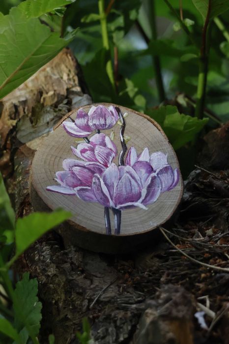 Magnes na lodówkę magnolia