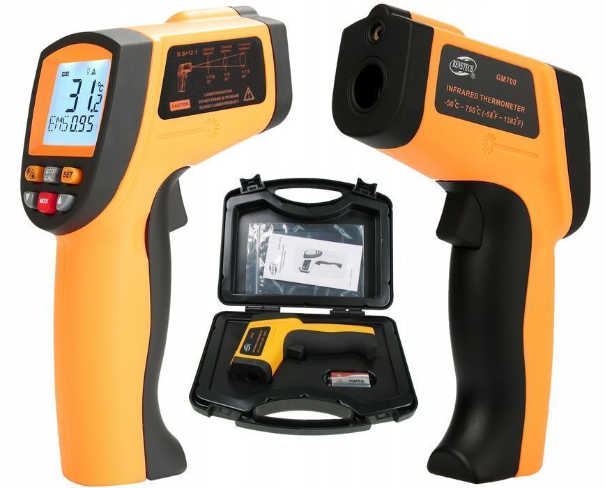 Pirometr Termometr Laserowy Bezdotykowy -50 +750C