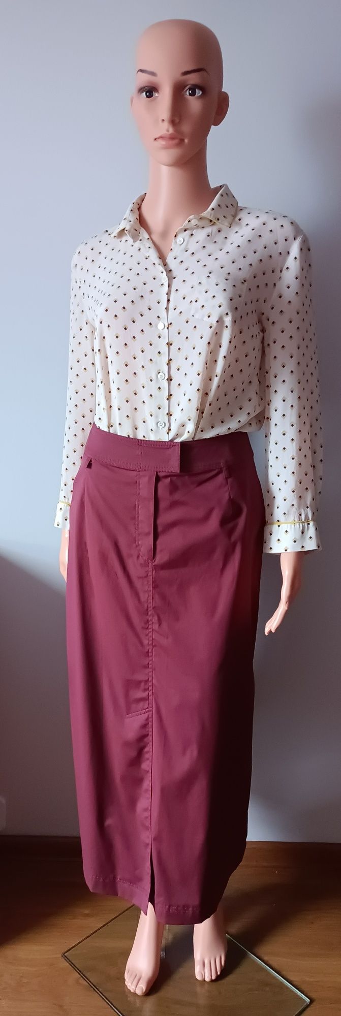 Jedwabna biała koszula Weekend Max Mara – klasyka premium