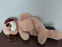 Peluche  cão bebê e castanho