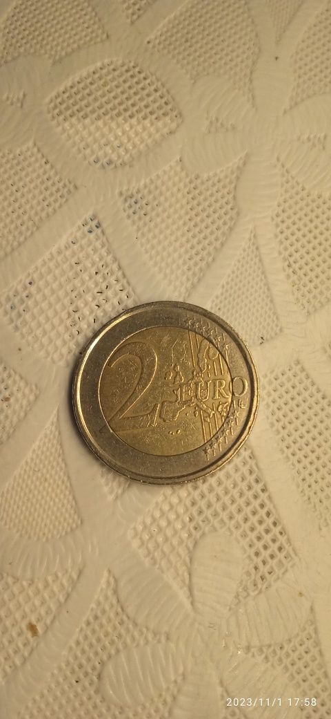 Moneta wizerunek indianin 2euro