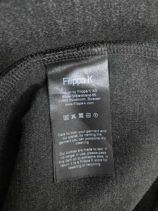 Filippa K minimalizm prosta sukienka midi premium