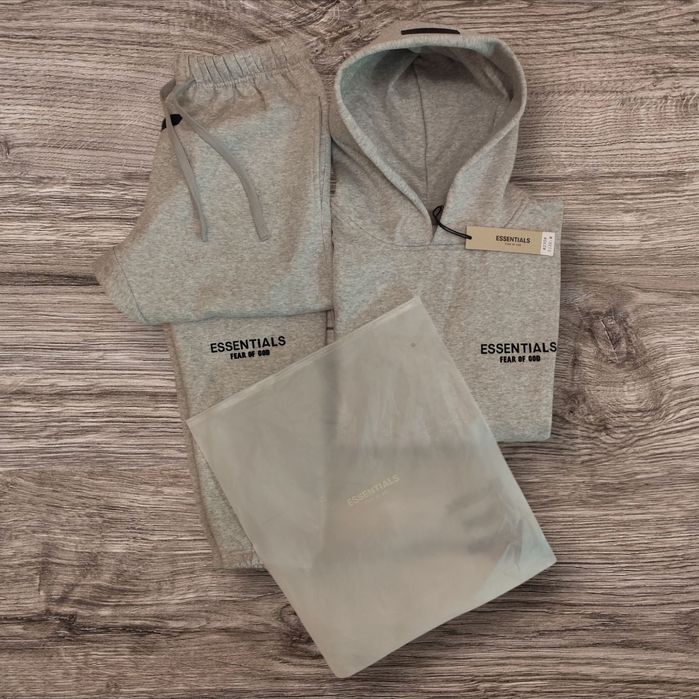 Essentials Fear of God – Set dresowy Grey (Spodnie+bluza