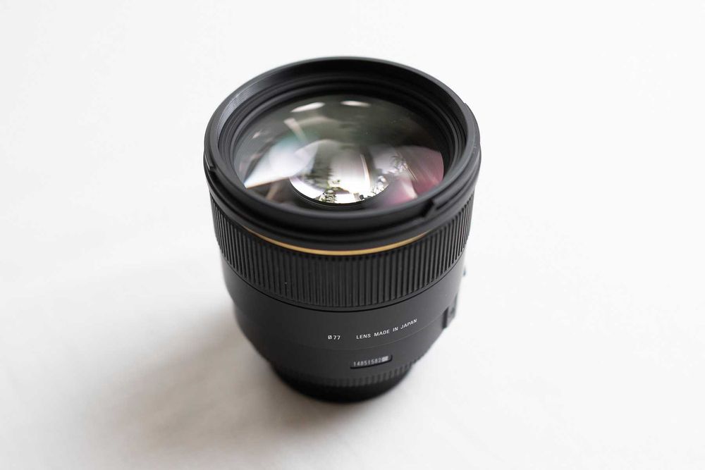 Sigma 85 mm f/1.4 DG HSM – Nikon F – JAK NOWY + FILTR UV