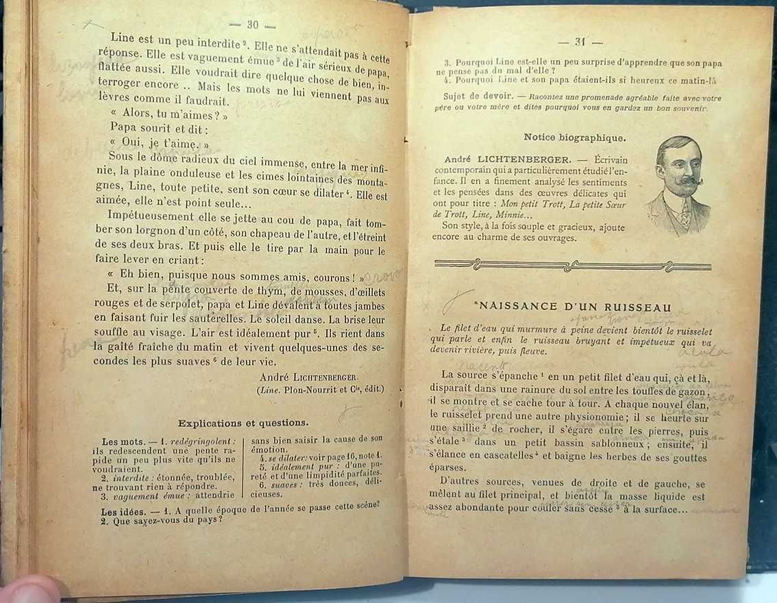 Choix de Lectures (Cours Moyen) - 1914