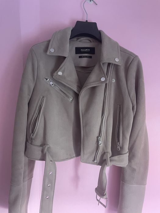 Casaco biker jacket cinza