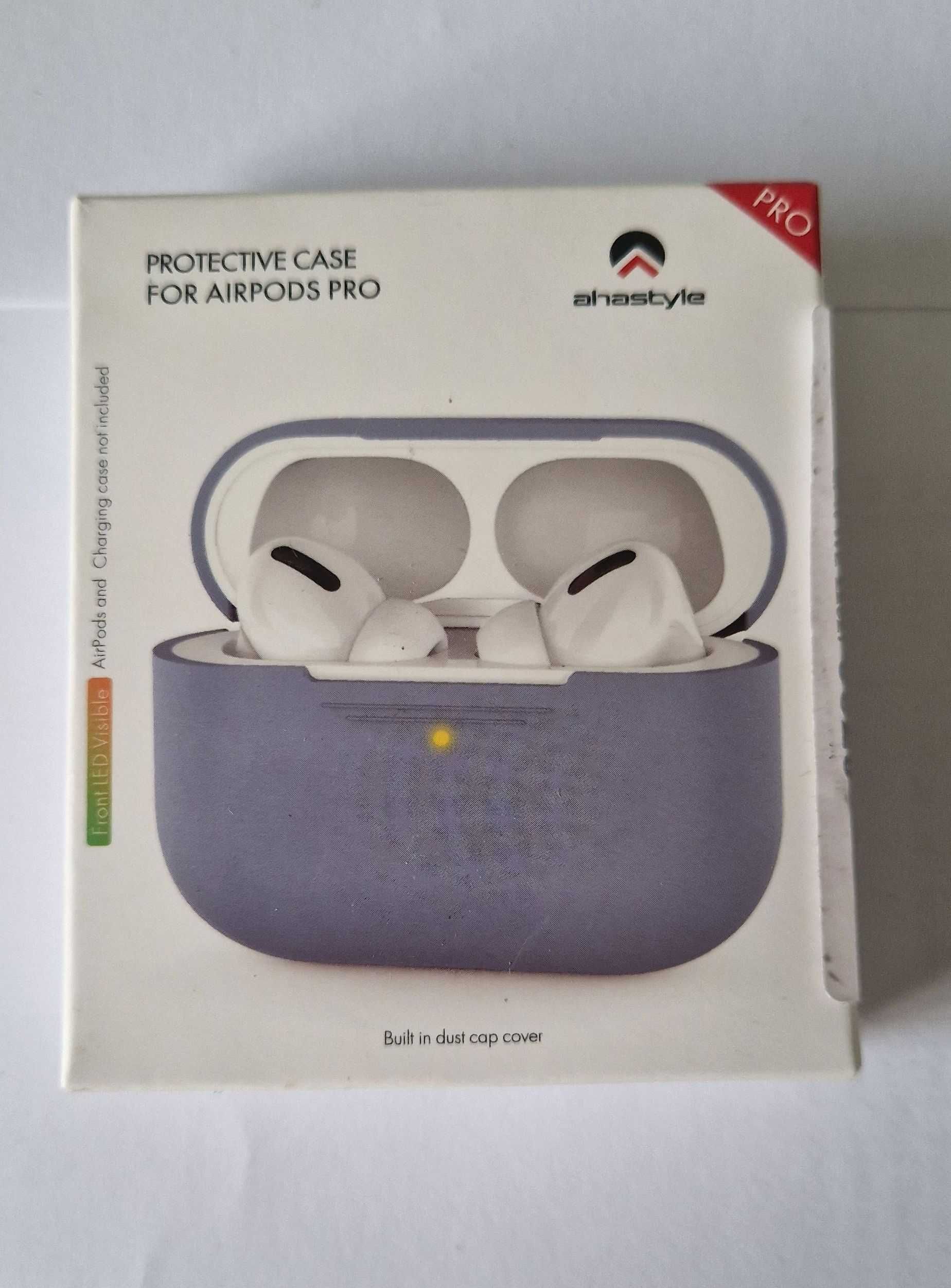Silikonowe Etui na Słuchawki AirPods Pro, lazurowy, nowy