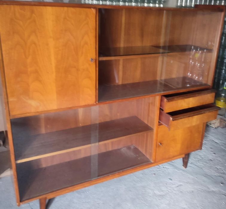 Witryna kredens meble PRL