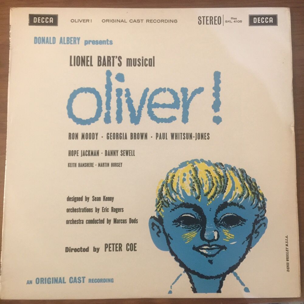 Vinil Donald Albery - Oliver musical - 1960