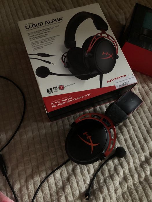 Ігрові навушники HyperX Cloud Alpha Чорні