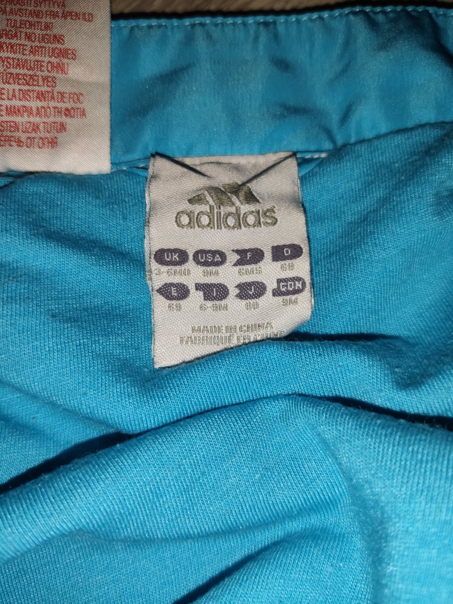 Kurtka cienka Adidas niebieska chłopięca 68