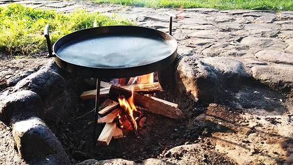 Сковорода садж мангал з диска борони  на рибалку пікнікв Киеві
