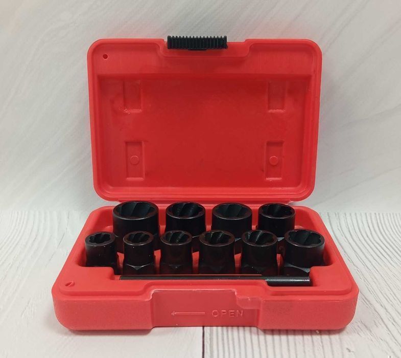 Набор экстракторов удлиненных для болтов и гаек,  INTERTOOL SD-8008