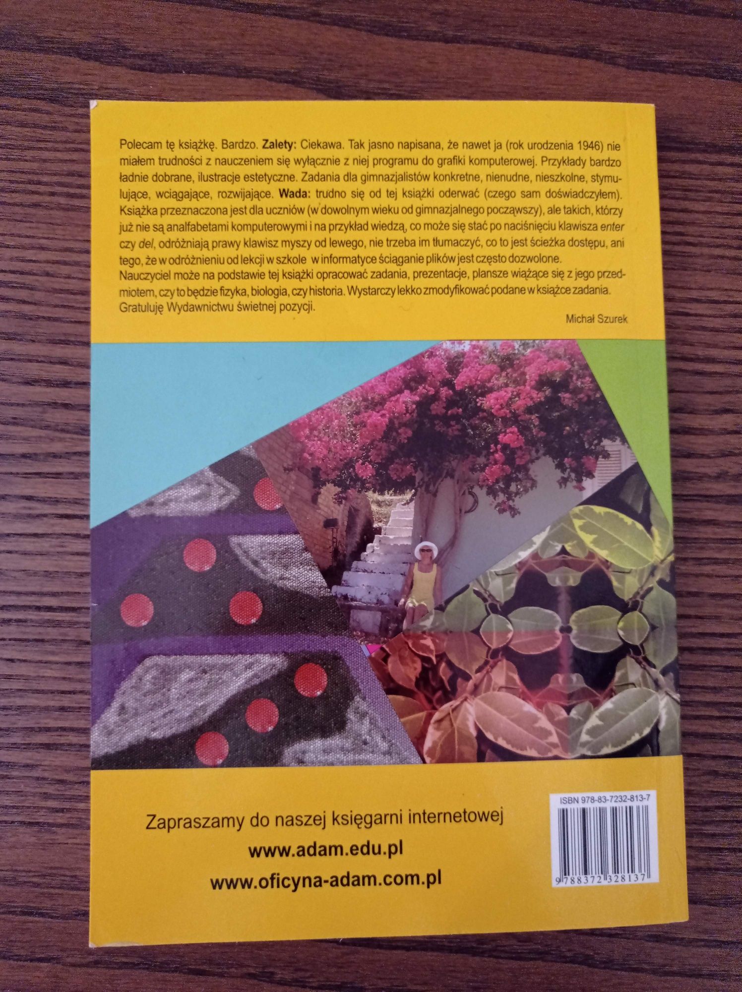 Książka "Gimnazjalista Grafikiem Komputerowym" Kurs Grafiki Gimp