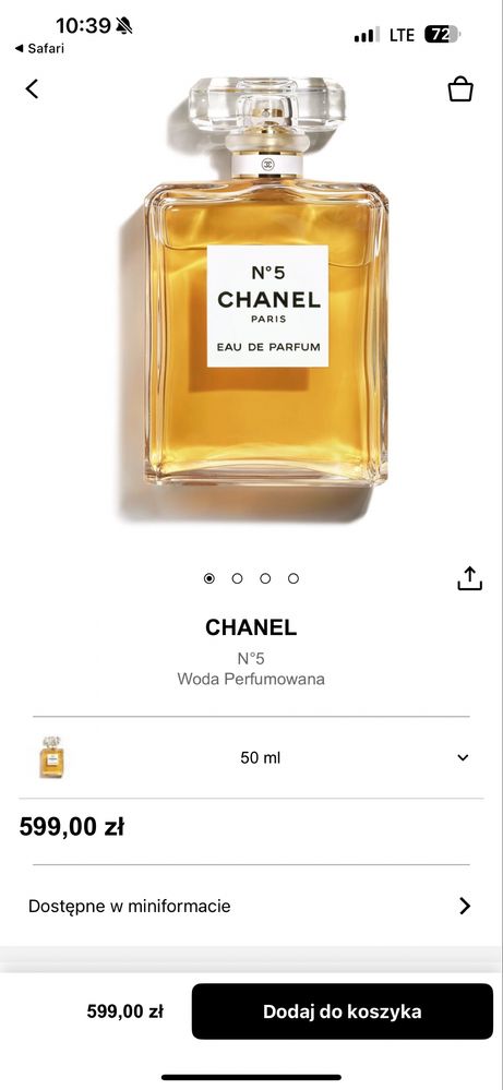 Nowe perfumy Chanel No5 50ml z Sephora!