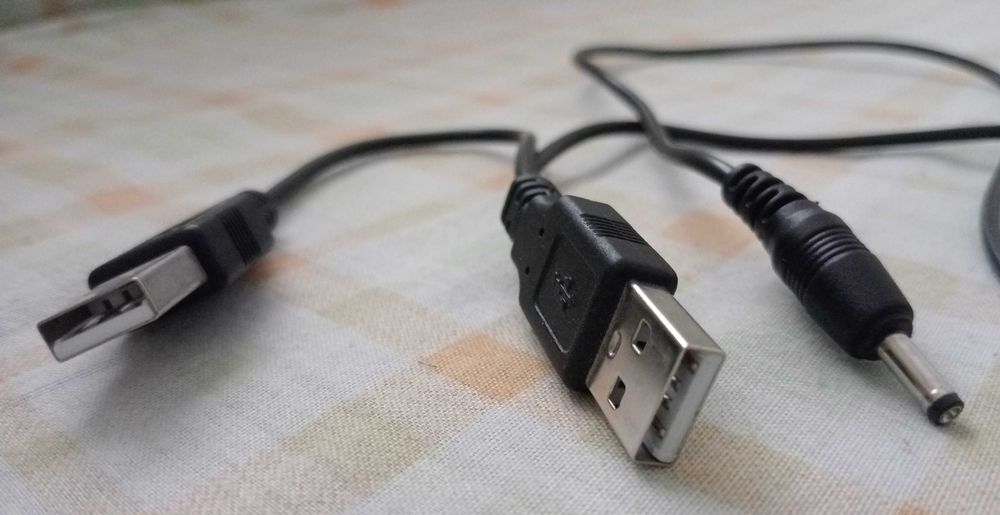 Cabo de alimentação USB para DC 0,75mts
