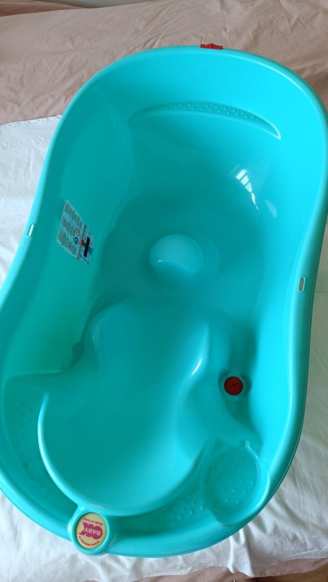 Banheira bebé azul turquesa